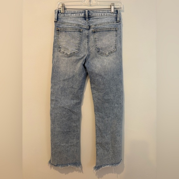 Harper (Francesca's Collections) Distressed Y2K High Rise flare Jeans - Picture 2 of 8